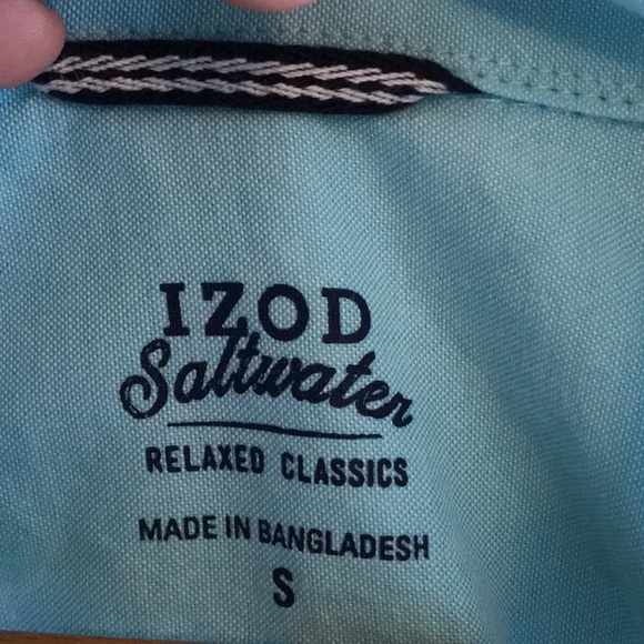 Light blue Izod shirt. Good condition. Very soft. - Picture 3 of 3